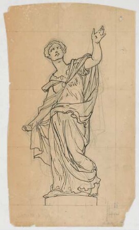 Thiersch, Friedrich von; München; Justizpalast - Ornament (Studie)