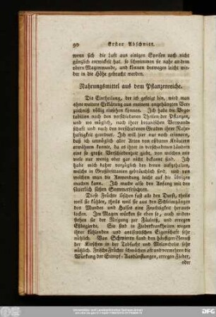 Nahrungsmittel aus dem Pflanzenreiche.