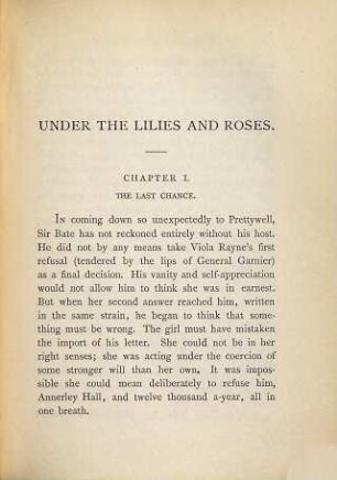 Under the lilies and roses : a novel, 2