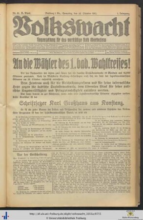 14.10.1911 (I. Blatt)