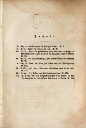 Jahrbücher für die Dogmatik des heutigen römischen und deutschen Privatrechts. 8, 8. 1866