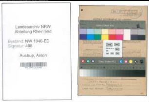 Entnazifizierung Anton Austrup , geb. 17.10.1902 (Lehrer)
