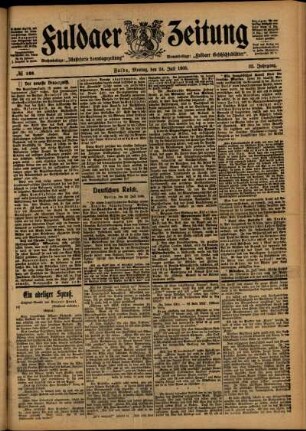 Ausgabe vom Montag, den 24. Juli 1905.