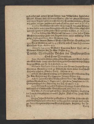 Teutsche Theologische Bücher der Augspurgischen Confessions-Verwandten.