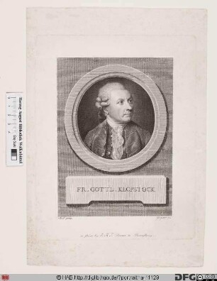 Bildnis Friedrich Gottlieb Klopstock