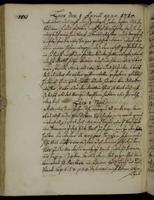 Leer 1. April 1710