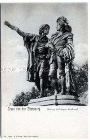 Das Hutten-Sickingen-Denkmal auf Burg Ebernburg