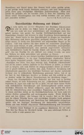 29: Vaterländische Gesinnung und Schule