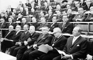 Freiburg: Einweihungsfeier der HNO-Augenklinik Freiburg, Auditorium im Hörsaal