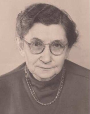 Porträt Klara Marie Faßbinder : Porträt Klara Marie Faßbinder (1890-1974; Pädagogin, Schriftstellerin). Fotografie 1959. Dresden: Deutsche Fotothek