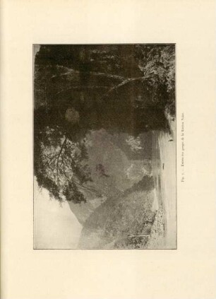 Fig. 7. Entrée des gorges de la Rivière Noire