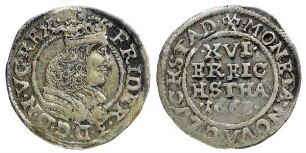 1/16 Taler, Kgl. Linie Frederik III (1648 - 1670)