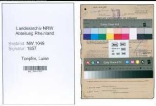 Entnazifizierung Luise Toepfer , geb. 28.04.1904 ()