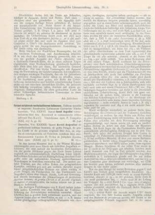 51-54 [Rezension] Knöll, Pius (Ed.), Corpus Scriptorum Ecclesiasticorum Latinorum.Vol. XXXVI