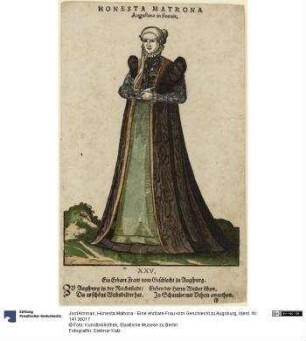 Honesta Matrona - Eine ehrbare Frau vom Geschlecht zu Augsburg
