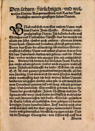 Postilla Teütsch : Für die junngen Christen Knaben vnd Meidlin in Fragstuck verfasset Von Ostern biß auff das Aduendt