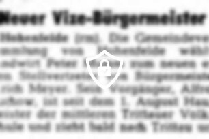 Neuer Vize-Bürgermeister