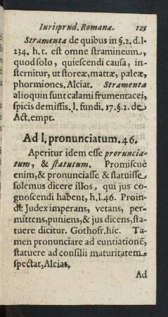 Ad l. pronunciatum. 46.
