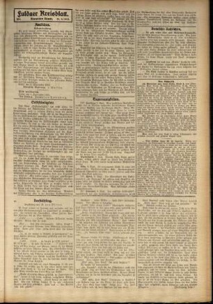 Zweite Ausgabe vom Mittwoch, den 10. September 1913.