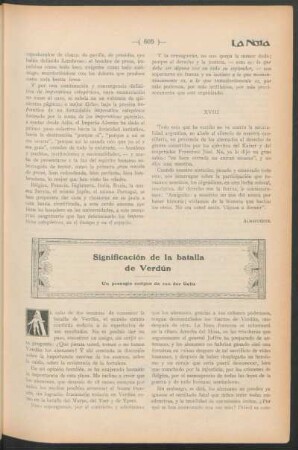 Significación de la batalla de Verdún : Un presagio antiguo de von der Goltz