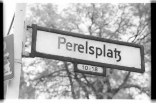 Kleinbildnegative: Perelsplatz, Sarrazinstraße, 1978