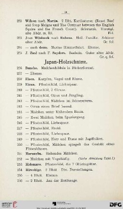 Japan- Holzschnitte (Nr. 236-456)