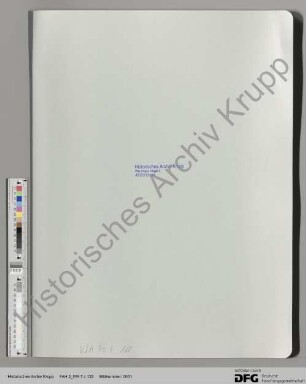 Schreiben von Alfred Krupp an Sophus Goose zu Bilanzen, Finanzlage der Firma und Revision (Abschrift)