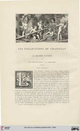 13: Les collections de Chantilly : le musée Condé, II, [2]; les collections - la peinture