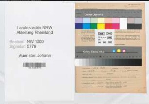 Entnazifizierung Johann Muenster, geb. 27.06.1921 (Techn.Inspektor)