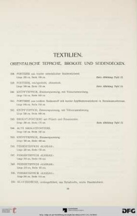 Textilien (Nr. 238-335)