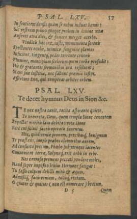 Psal. LXV. - Psal. LXVI.