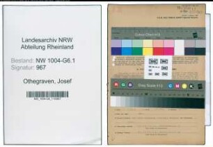 Entnazifizierung Josef Othegraven , geb. 07.05.1883 (Betriebschef)