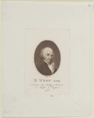 Bildnis des B. West