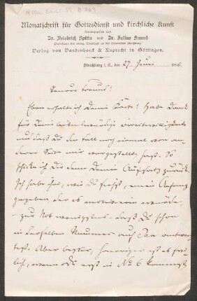 Brief an Heinrich von Herzogenberg : 27.061896