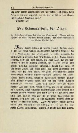 Der Zusammenhang der Dinge
