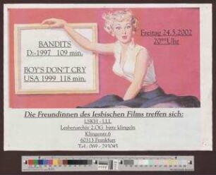 Freundinnen des lesbischen Films treffen sich : Bandit, Boys don't cry