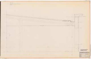 Reichsluftfahrtministerium, Berlin: Dachdetail L1 (Hofseite): Schnitt 1:10