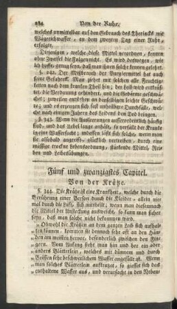 Fünf und zwanzigstes Capitel. Von der Krätze
