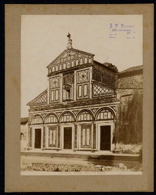 San Miniato al Monte, Florenz: Fassade