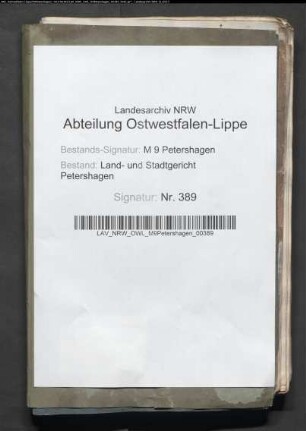 Gemeinheitsteilung in der Bauerschaft Döhren