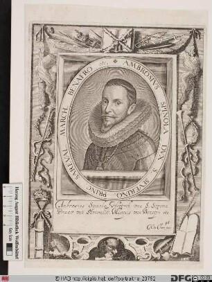 Bildnis Ambrogio Spinola, marqués de los Balbases