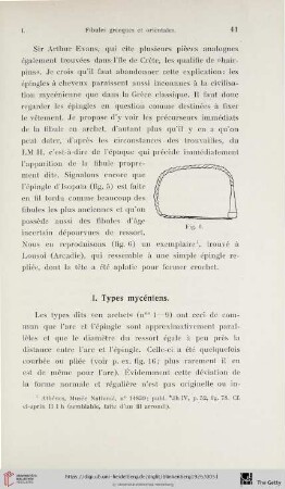 I. Types mycéniens