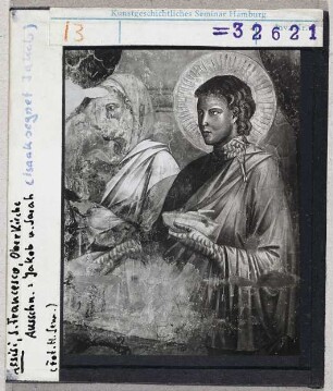 Assisi, San Francesco: Oberkirche, Langhaus, Isaak segnet Jakob, Jakob und Sara