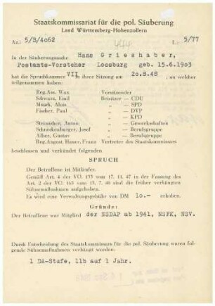 Grieshaber, Hans