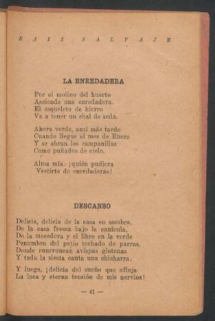Descanso