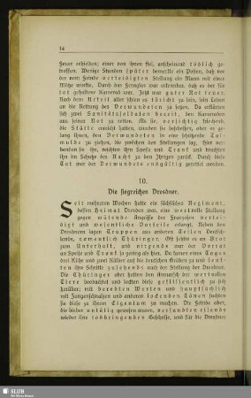 10. Die siegreichen Dresdner