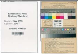 Entnazifizierung Heinrich Drewes , geb. 13.09.1898 (Betriebsfuehrer)