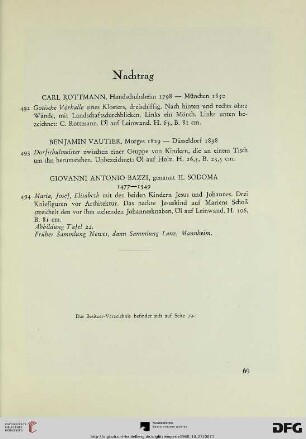 Nachtrag (Nr. 492-494)