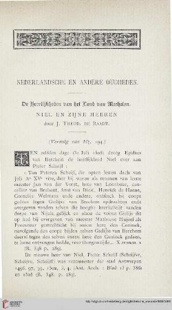 Nederlandsche en andere Oudheden