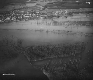 Hochwasser bei Roßlau